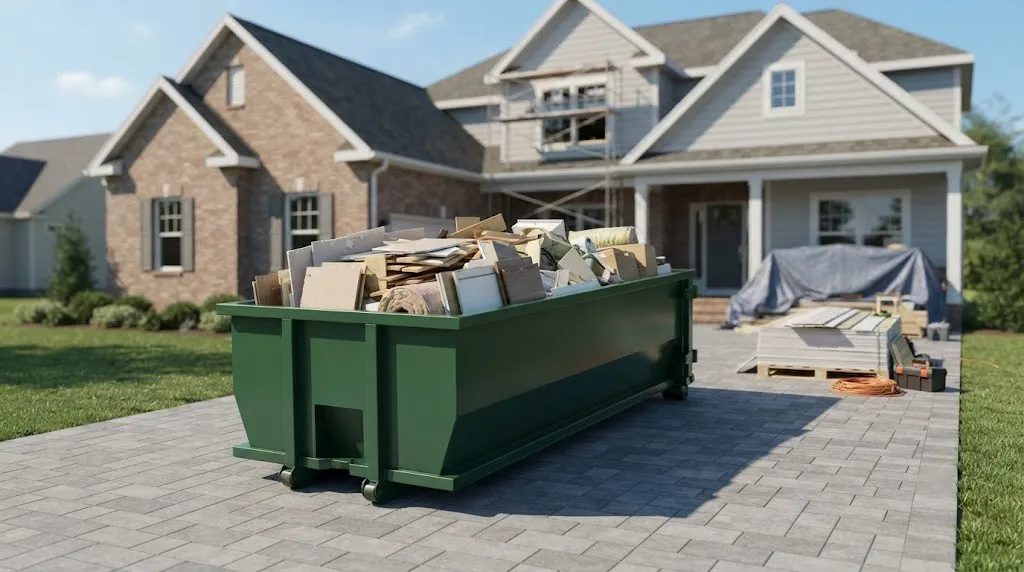20 yard dumpster rental from our West Albany fleet